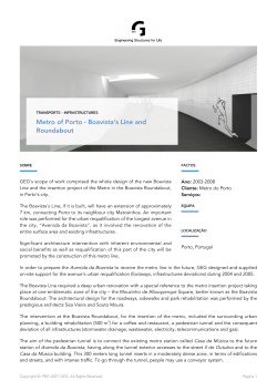 Metro of Porto - Boavista`s Line and Roundabout