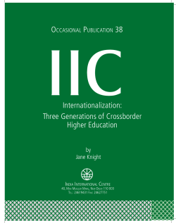 Three Generations of Crossborder Higher Education