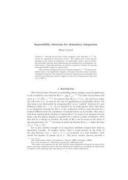 Impossibility theorems for elementary integration