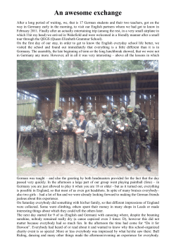 An awesome exchange - Kopernikus