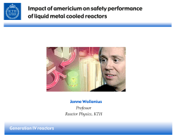 Impact of americium on safety performance of liquid metal cooled
