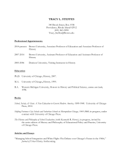 Steffes Web CV 2014 - Researchers @ Brown