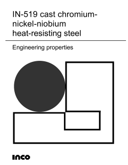 IN-519 cast chromium- nickel-niobium heat