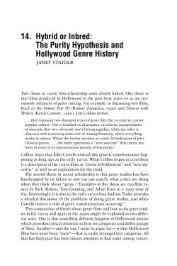 14. Hybrid or Inbred: The Purity Hypothesis and Hollywood