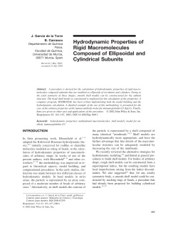 Hydrodynamic Properties of Rigid Macromolecules Composed of