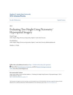 Evaluating Tree Height Using Pictometry® Hyperspatial Imagery