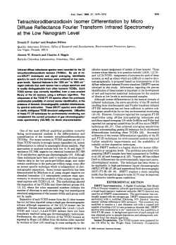 Tetrachlorodibenzodioxin Isomer Differentiation