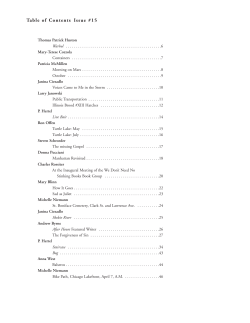 Table of Contents #15