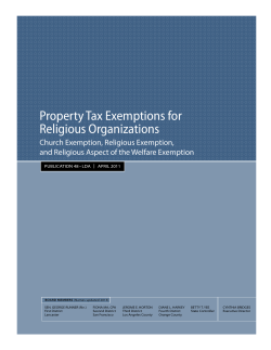 State of California`s Publication 48, Property Tax
