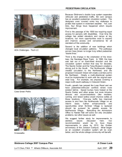 Pedestrian Circulation