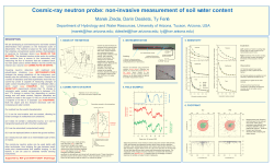 Cosmic-ray neutron probe: non-invasive
