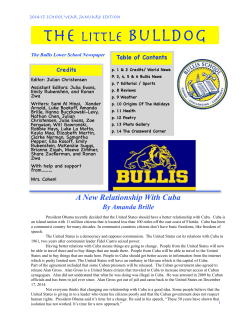 January Edition