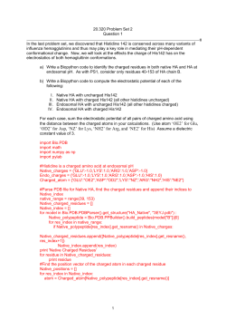 Solutions to Problem Set 2