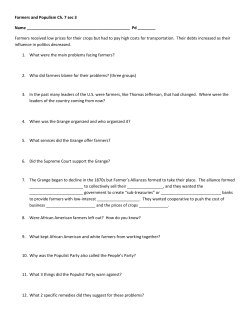 Farmers and Populism Ch.7 sec 3