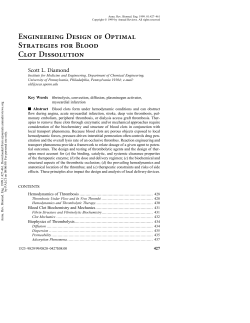 Engineering Design of Optimal Strategies for Blood Clot Dissolution