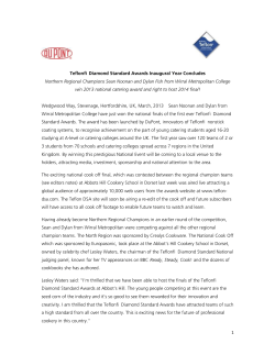 1 Teflonfi Diamond Standard Awards Inaugural Year Concludes