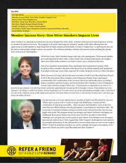 Member Success Story: How Silver Sneakers Impacts