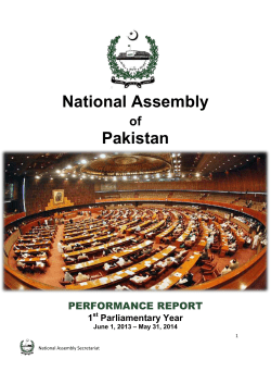 NATIONAL ASSEMBLY OF PAKISTAN