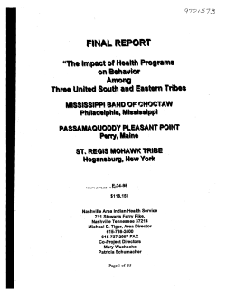 FINAL REPORT