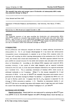 The nucleotide sequence of the gene encoding