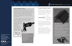 FLEXIBLE FERRITE SHEETS RIGID FERRITE PLATES
