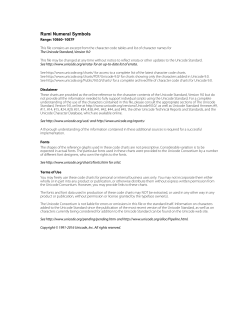 Rumi Numeral Symbols