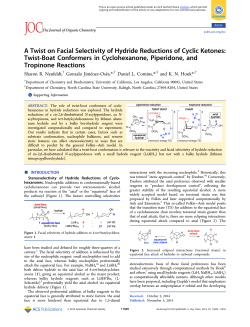 A Twist on Facial Selectivity of Hydride Reductions of Cyclic Ketones