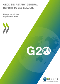 tax report to G20 Leaders