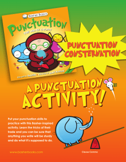 A PunCtuAtion - Scholastic New Zealand