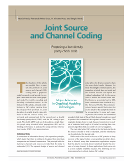 Joint Source-Channel Coding