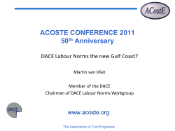 DACE Labour norms - Association of Cost Engineers