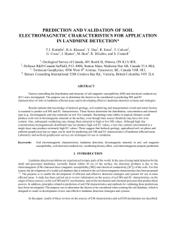 prediction and validation of soil electromagnetic