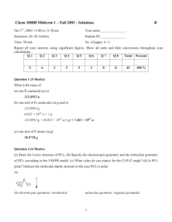 1st Midterm B Solutions