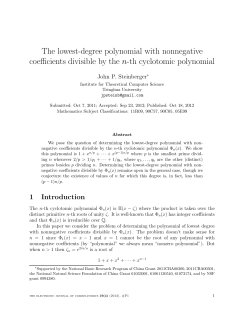 The lowest-degree polynomial with nonnegative coefficients