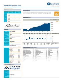 Portfolio Series Income Fund