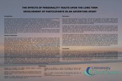 THE EFFECTS OF PERSONALITY TRAITS UPON