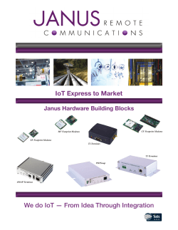 IoT Express to Market We do IoT &mdash; From Idea Through Integration