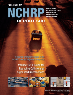 NCHRP Report 500 - Transportation Research Board