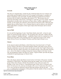 Gate of Hell, Canto 3