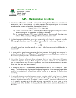 Optimization - SLC Home Page