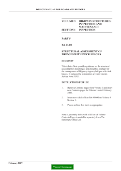 ba 93/09 - Standards for Highways