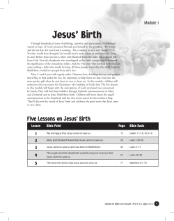 Jesus` Birth