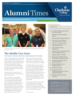 Alumni Times - Clarkson College