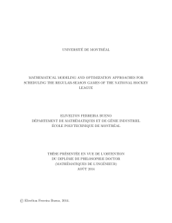 Mathematical modeling and optimization approaches for scheduling