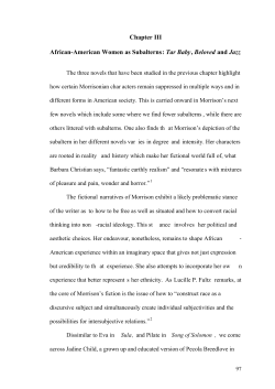Chapter III African-American Women as Subalterns