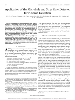 Application of the Microhole and Strip Plate Detector for Neutron