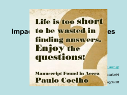 Implications to syllabus and methodology