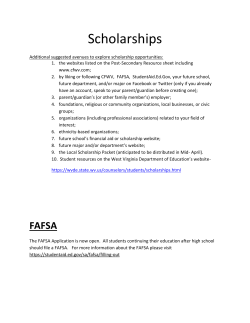 Scholarships - Petersburg High School