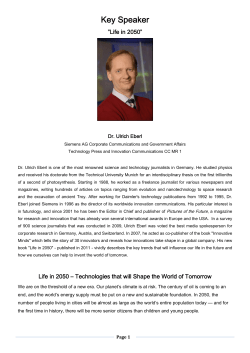 Key Speaker - European Lubricating Grease Institute