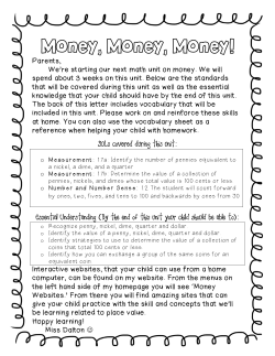 Money, Money, Money!